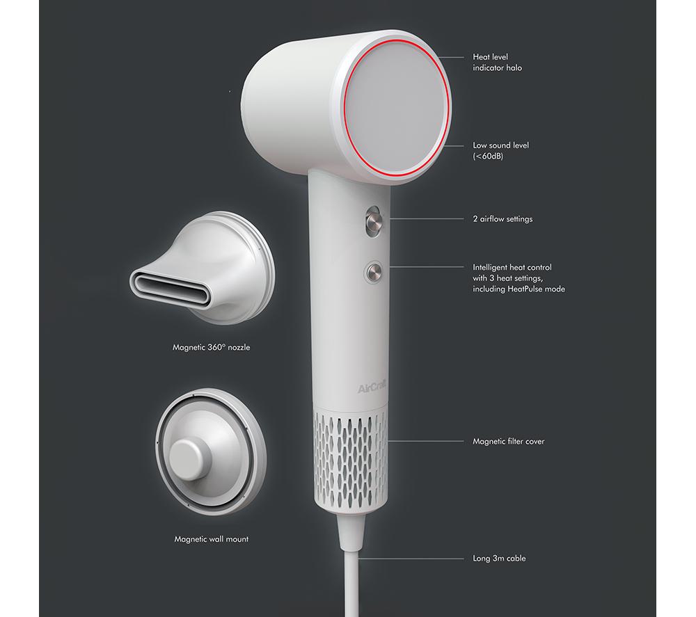 AIRCRAFT AirMotion HD1-W Hair Dryer - Snow White