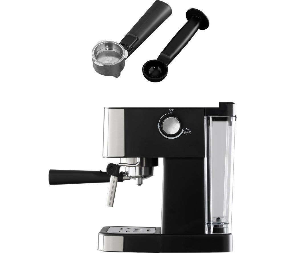 Cafetera DAEWOO Flava Collection SDA2698GE - Negro y plata
