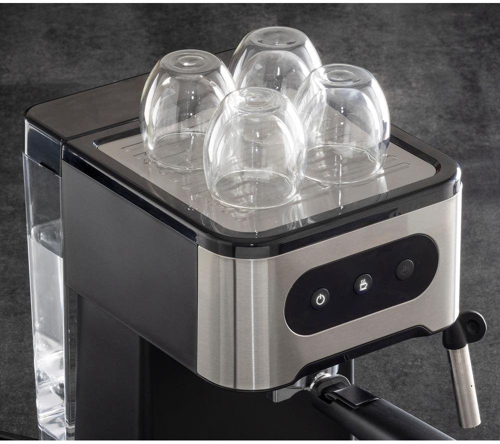 Cafetera DAEWOO Flava Collection SDA2698GE - Negro y plata