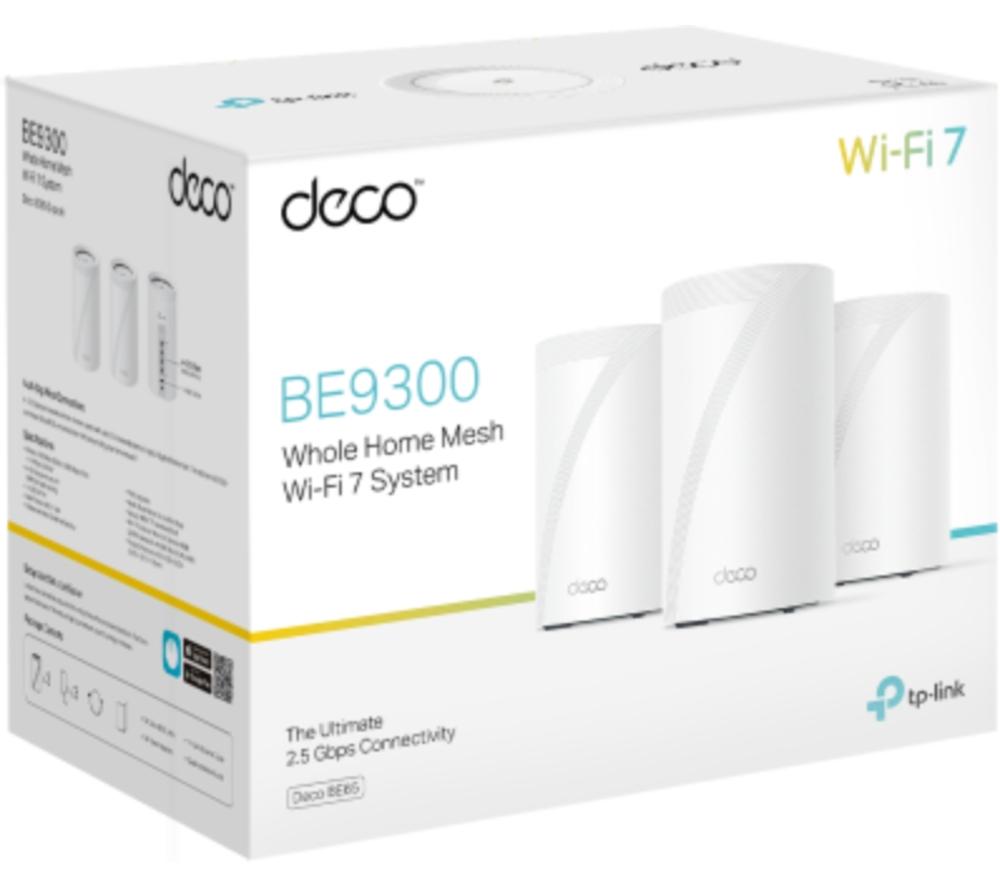 TP-LINK Deco BE65 Whole Home WiFi System - Triple Pack