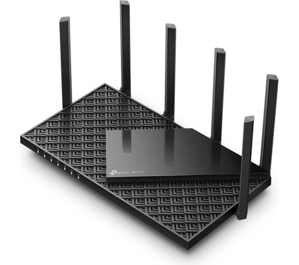 TP-LINK Archer AXE75 WiFi Cable & Fibre Router - AXE 5400, Tri-band