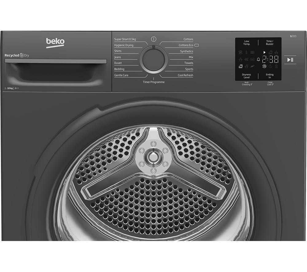 BEKO Pro BM3T31023A 10 kg Heat Pump Tumble Dryer - Anthracite