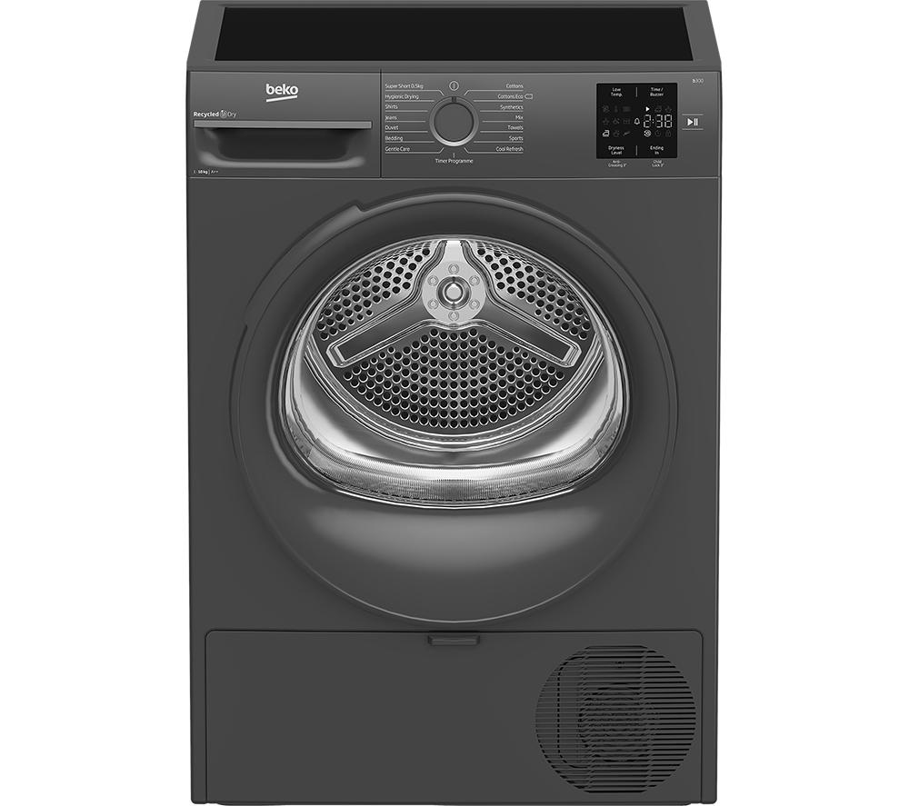 BEKO Pro BM3T31023A 10 kg Heat Pump Tumble Dryer - Anthracite