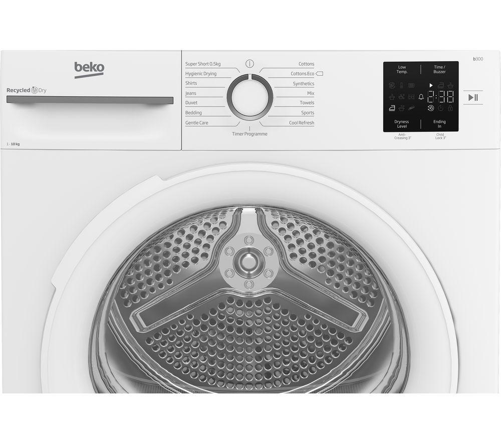 Secadora de bomba de calor BEKO Pro BM3T31023W de 10 kg - Blanca