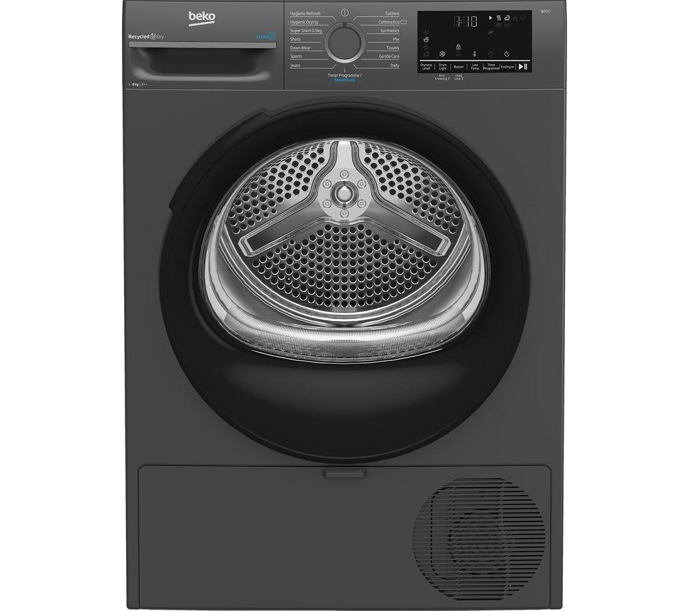 BEKO Pro BM3T3833A 8 kg Heat Pump Tumble Dryer - Anthracite