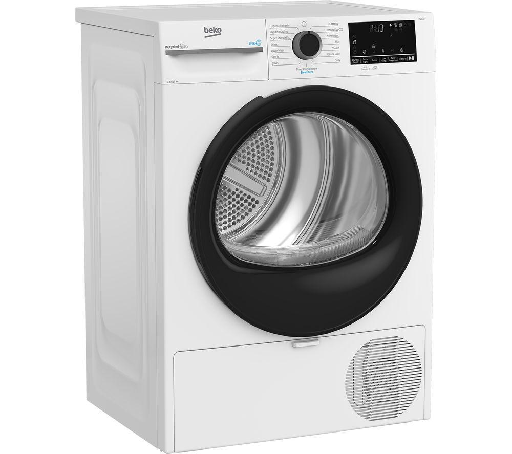 Secadora de Bomba de Calor BEKO Pro BM3T3833W de 8 kg - Blanca