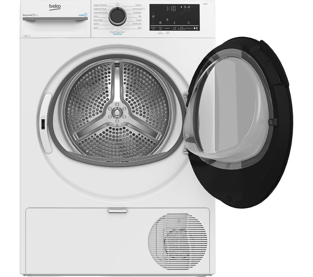 Secadora de Bomba de Calor BEKO Pro BM3T3833W de 8 kg - Blanca