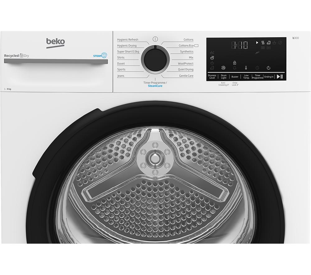 BEKO Pro BM3T3944W Heat Pump 9 kg Tumble Dryer - White