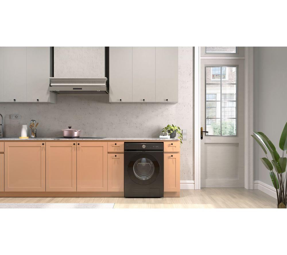 Lavadora SAMSUNG Serie 8 AI Energy WW90DB8U95GBU1 de 9 kg y 1400 rpm con WiFi - Negra