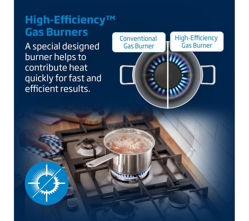 Cocina BEKO Pro AeroPerfect AirFry FDDA6272TCA de 60 cm de combustible dual - Antracita