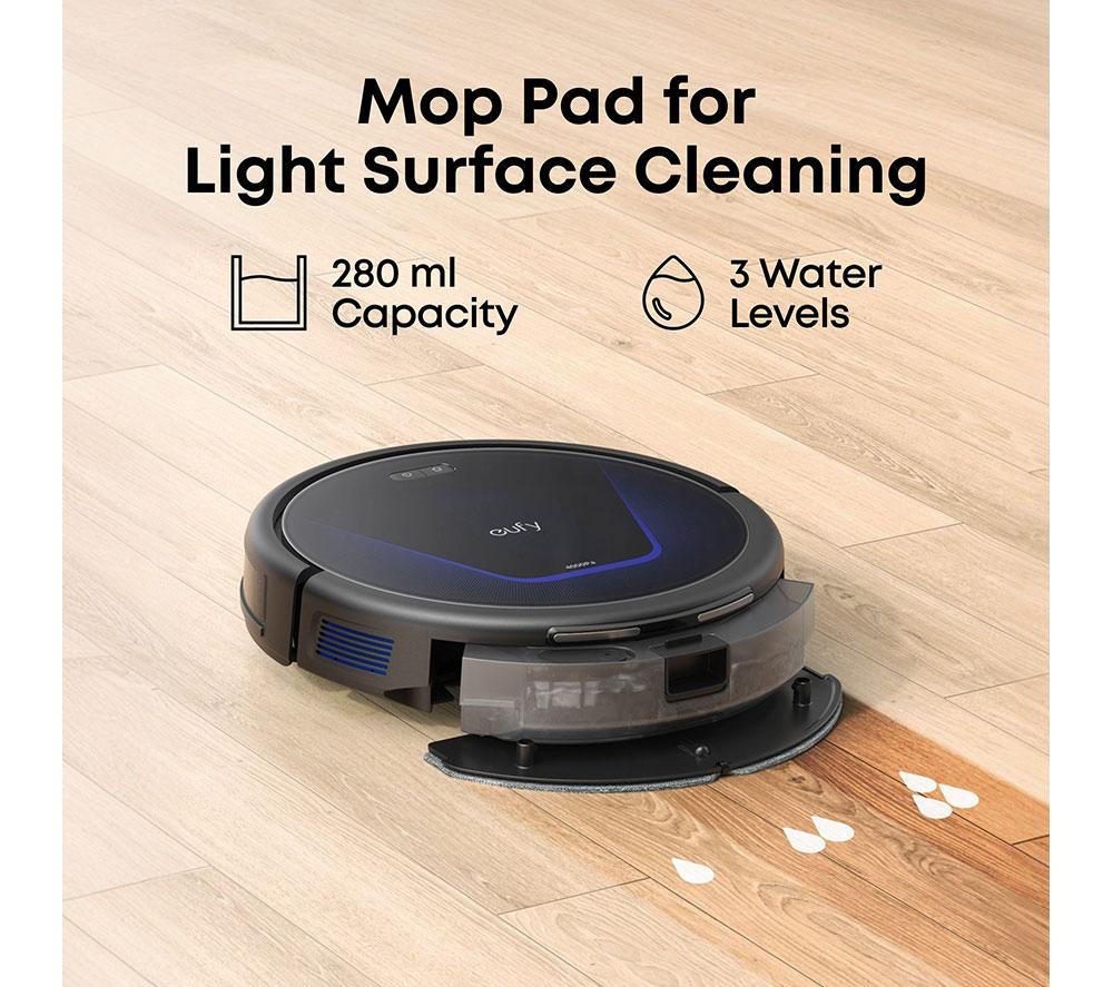 Robot aspirador y trapeador híbrido EUFY G50 - Negro