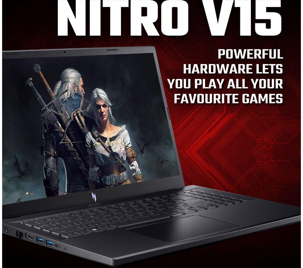 ACER Nitro V15 15.6" Gaming Laptop - AMD Ryzen 7, RTX 4050, 512 GB SSD