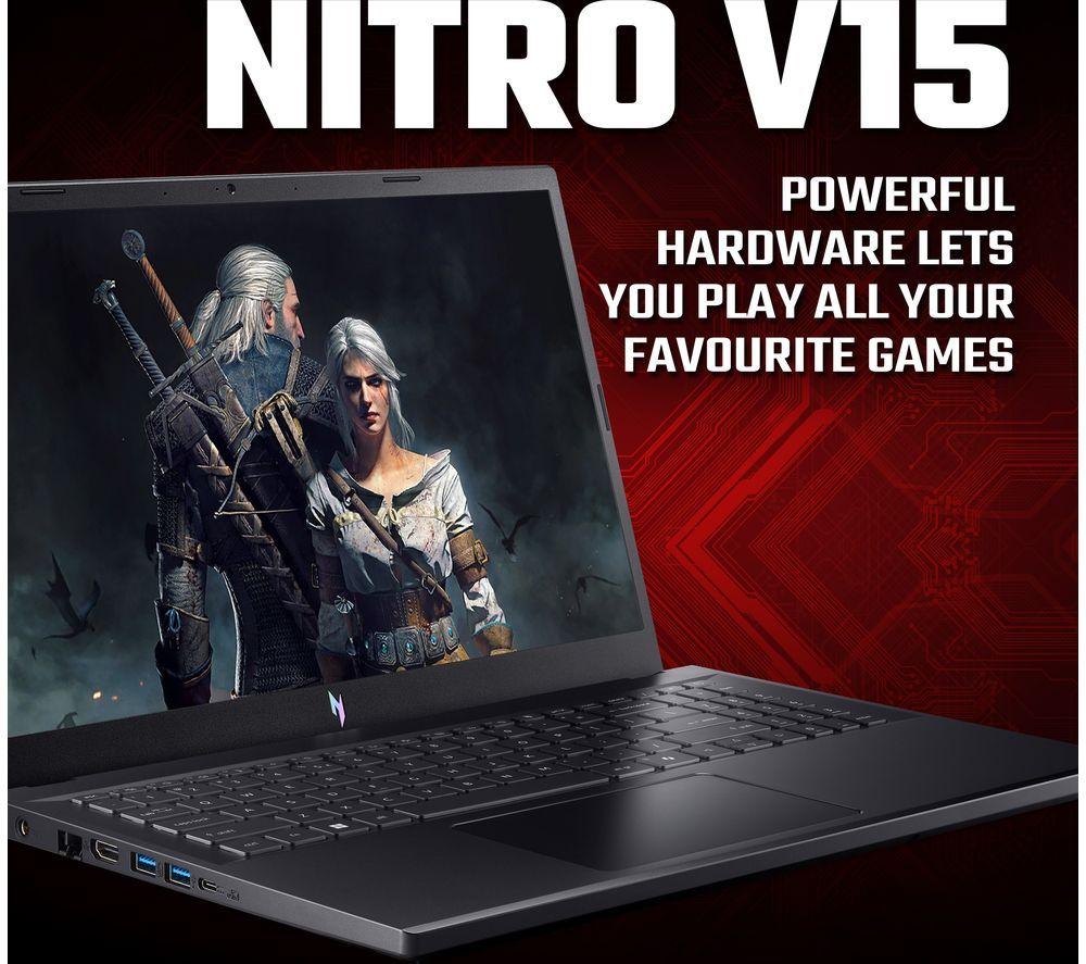 ACER Nitro V15 15.6" Gaming Laptop - AMD Ryzen 7, RTX 4050, 512 GB SSD