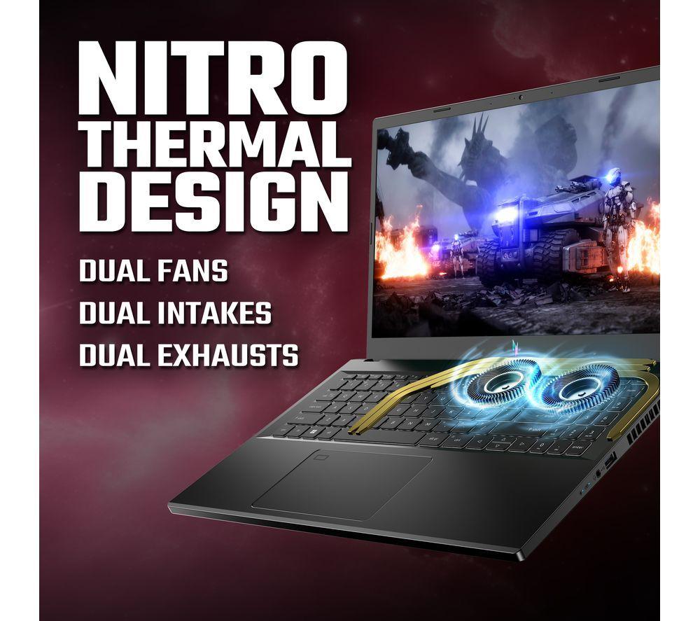 ACER Nitro V15 15.6" Gaming Laptop - AMD Ryzen 7, RTX 4050, 512 GB SSD