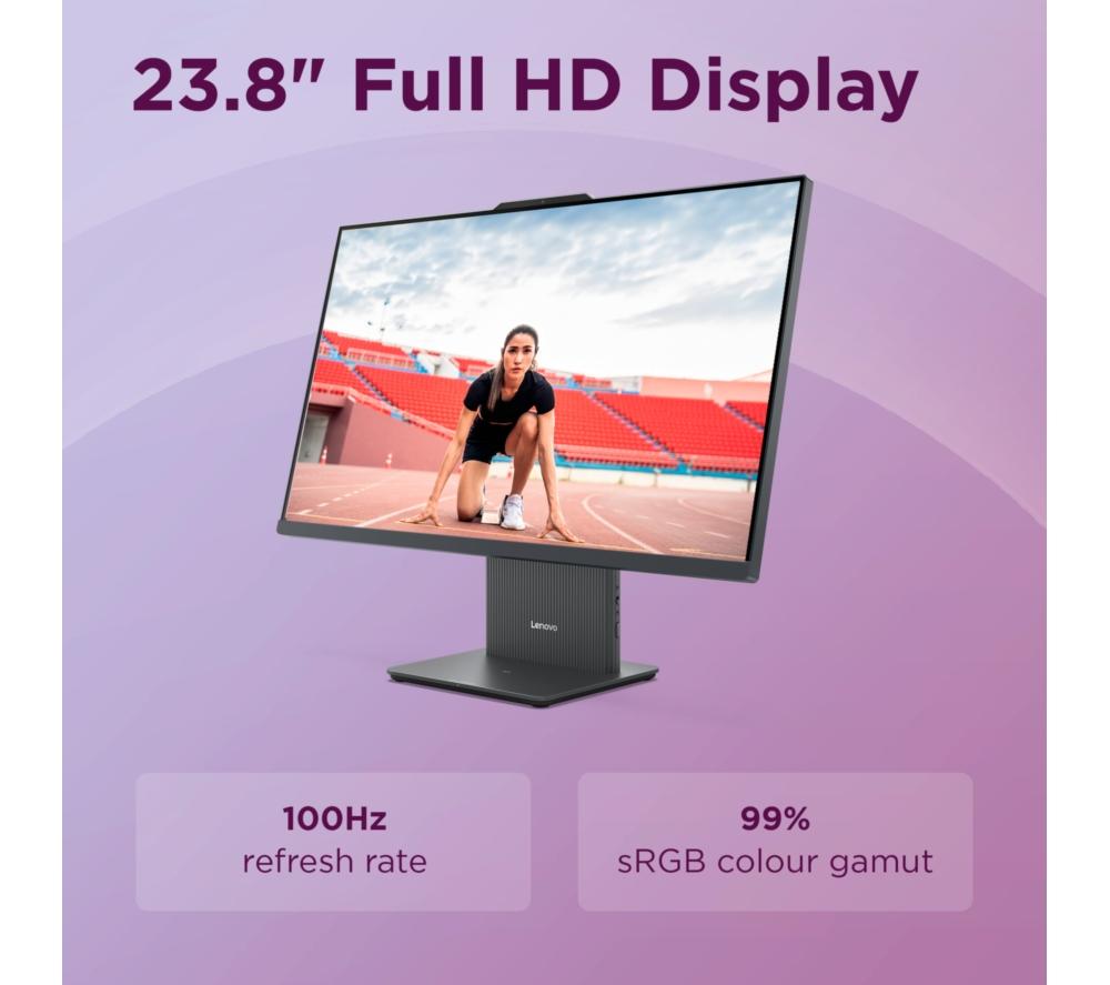 LENOVO IdeaCentre AIO 3 All-in-One PC de 23,8" - AMD Ryzen 7, SSD de 512 GB, gris