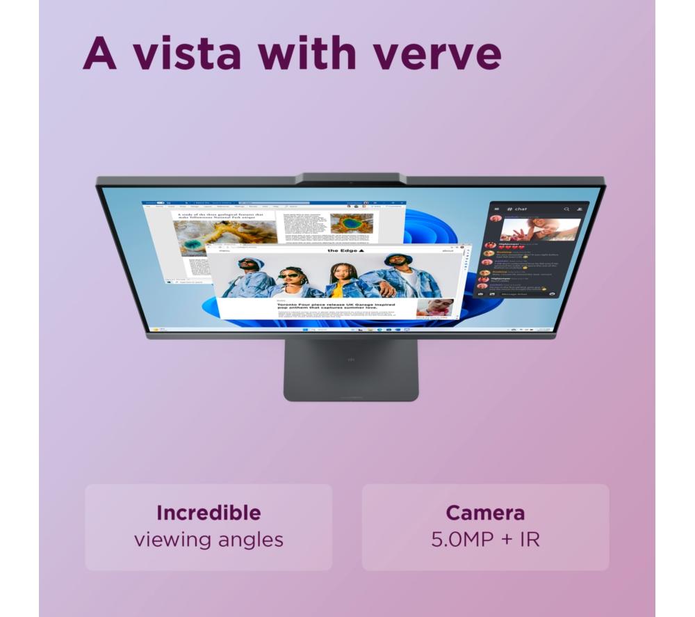 LENOVO IdeaCentre AIO 3 All-in-One PC de 23,8" - AMD Ryzen 7, SSD de 512 GB, gris