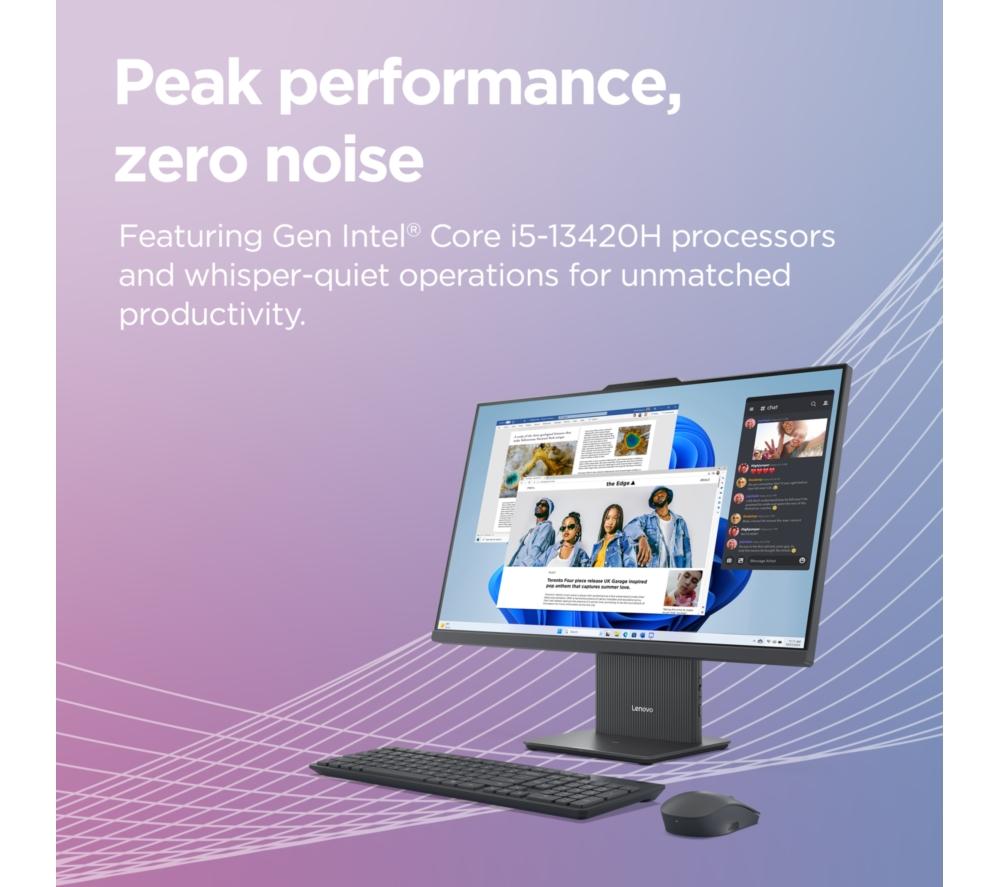 LENOVO IdeaCentre AIO 27" All-in-One PC - Intel® Core™ i5, 512 GB SSD, Grey