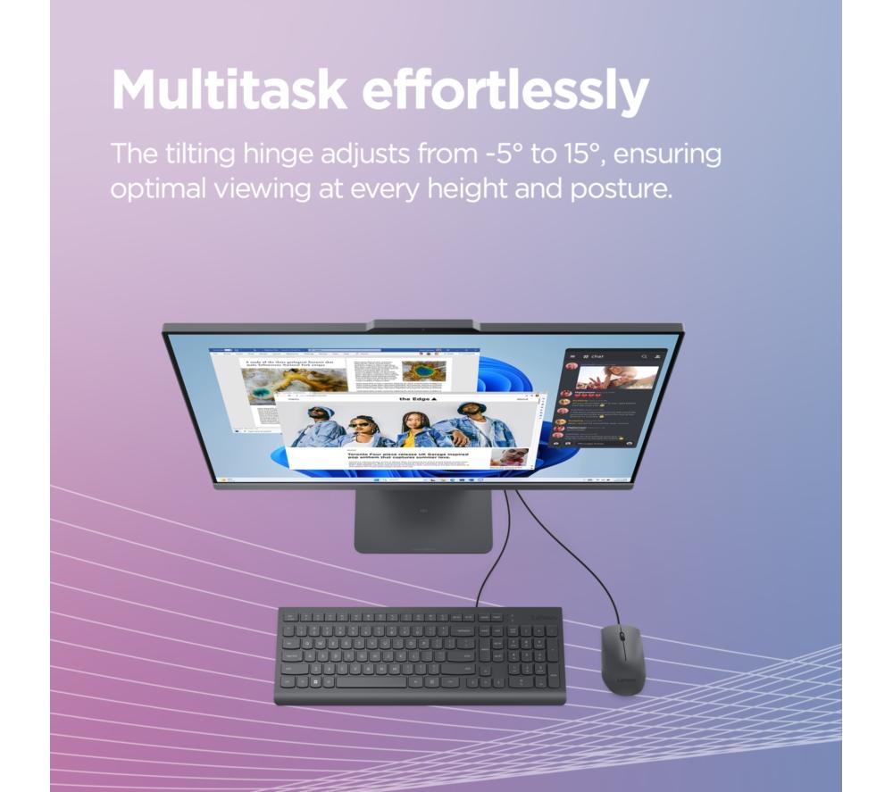 LENOVO IdeaCentre AIO 27" All-in-One PC - Intel® Core™ i5, 512 GB SSD, Grey