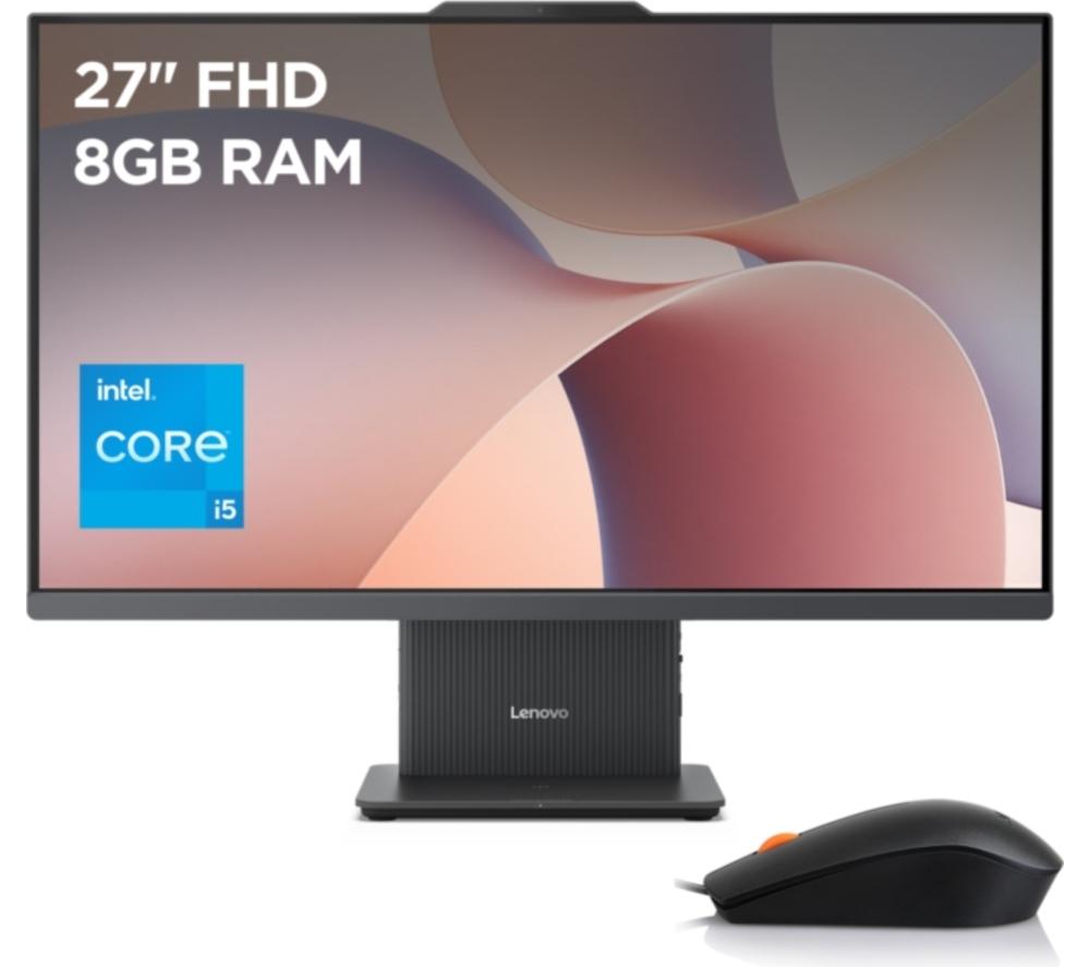 LENOVO IdeaCentre AIO 27" All-in-One PC - Intel® Core™ i5, 512 GB SSD, Grey