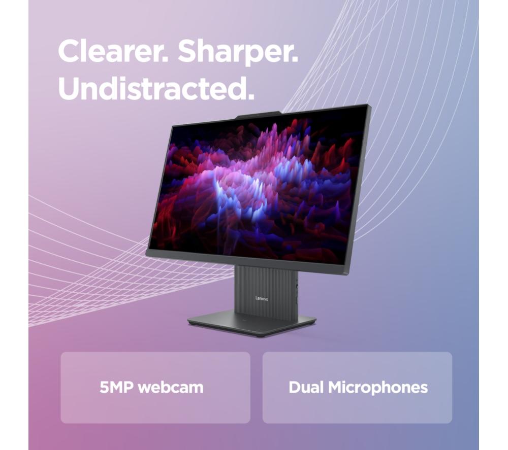 LENOVO IdeaCentre AIO 23.8" All-in-One PC - Intel® Core™ i5, 512 GB SSD, Grey