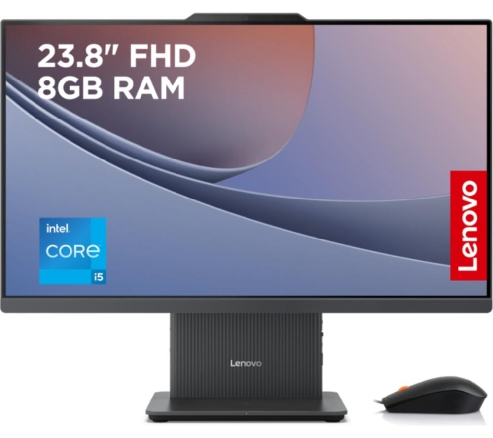 LENOVO IdeaCentre AIO 23.8" All-in-One PC - Intel® Core™ i5, 512 GB SSD, Grey