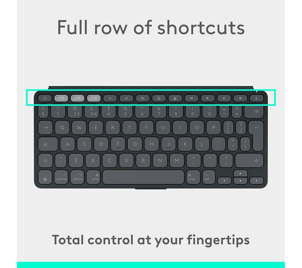 LOGITECH Keys-to-go 2 Wireless Keyboard for Mac - Graphite