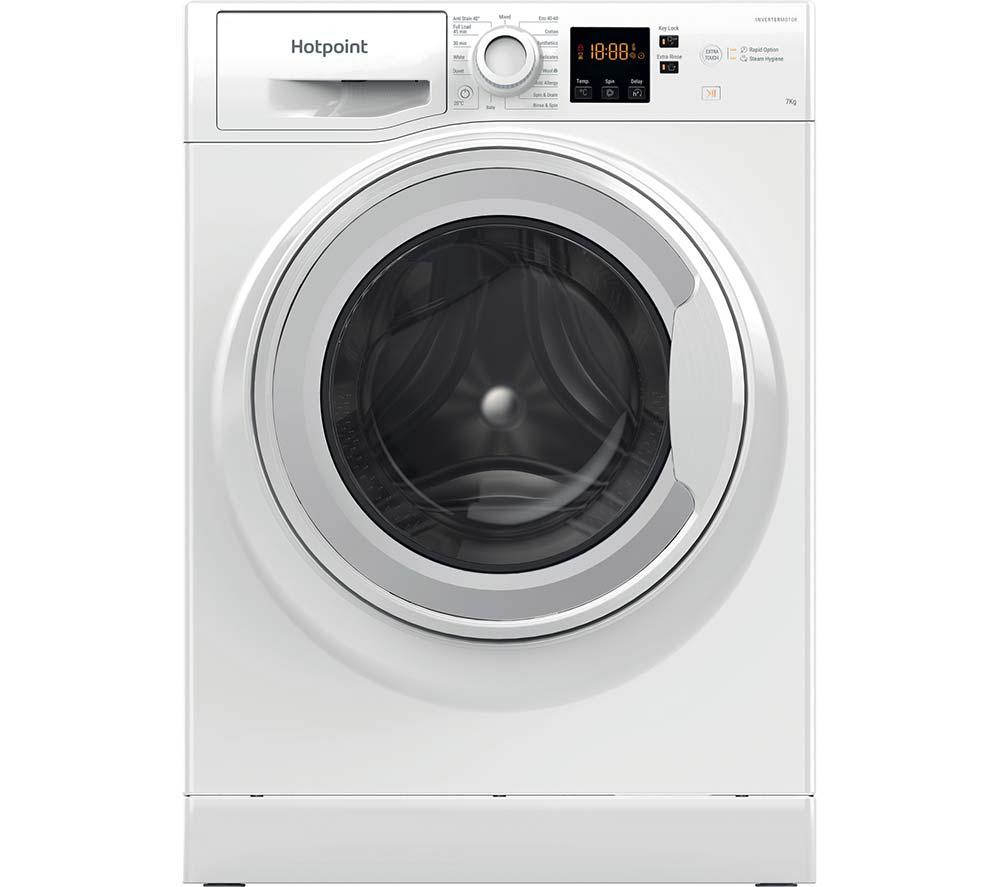 HOTPOINT Anti-Stain NSWR 7469 WK UK 7 kg 1400 Spin Washing Machine - White