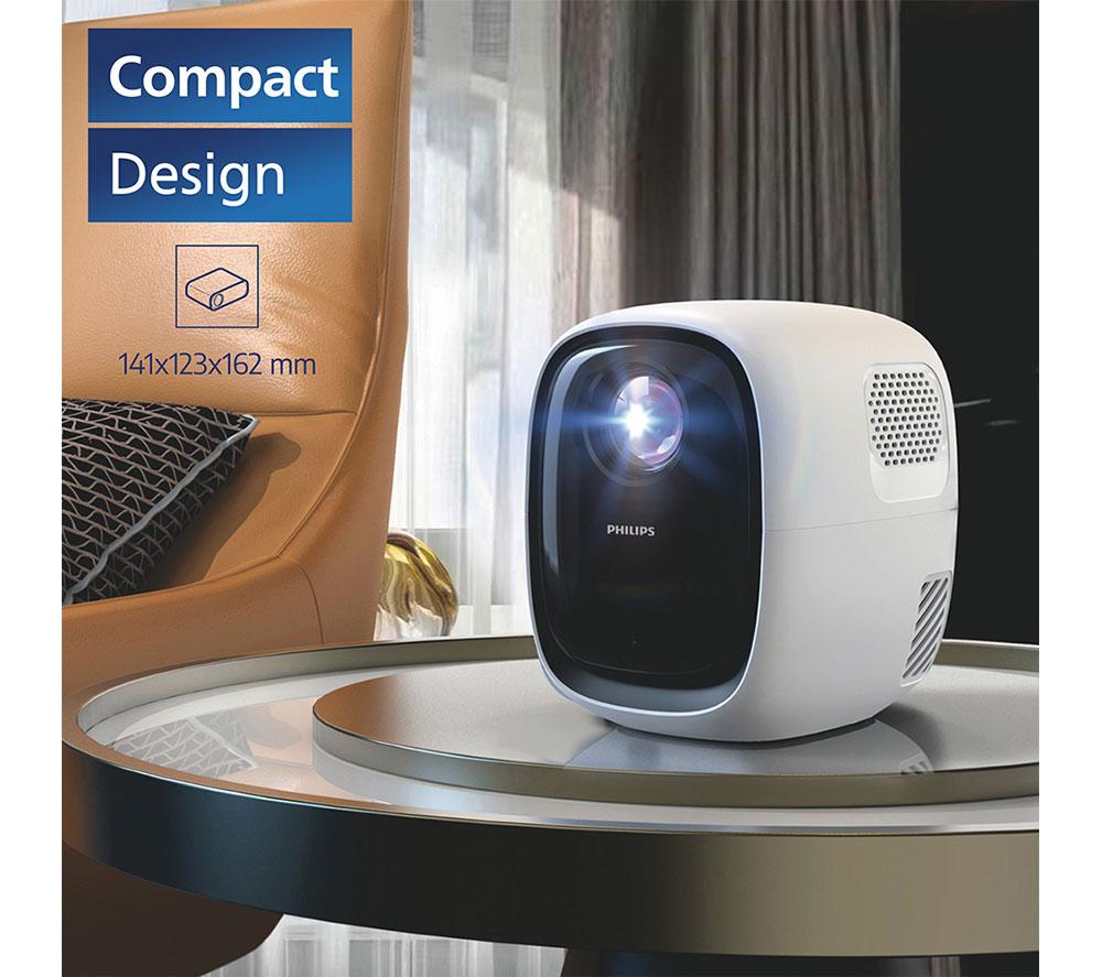 PHILIPS NeoPix 130 Smart HD Ready Home Cinema Projector - Arctic White
