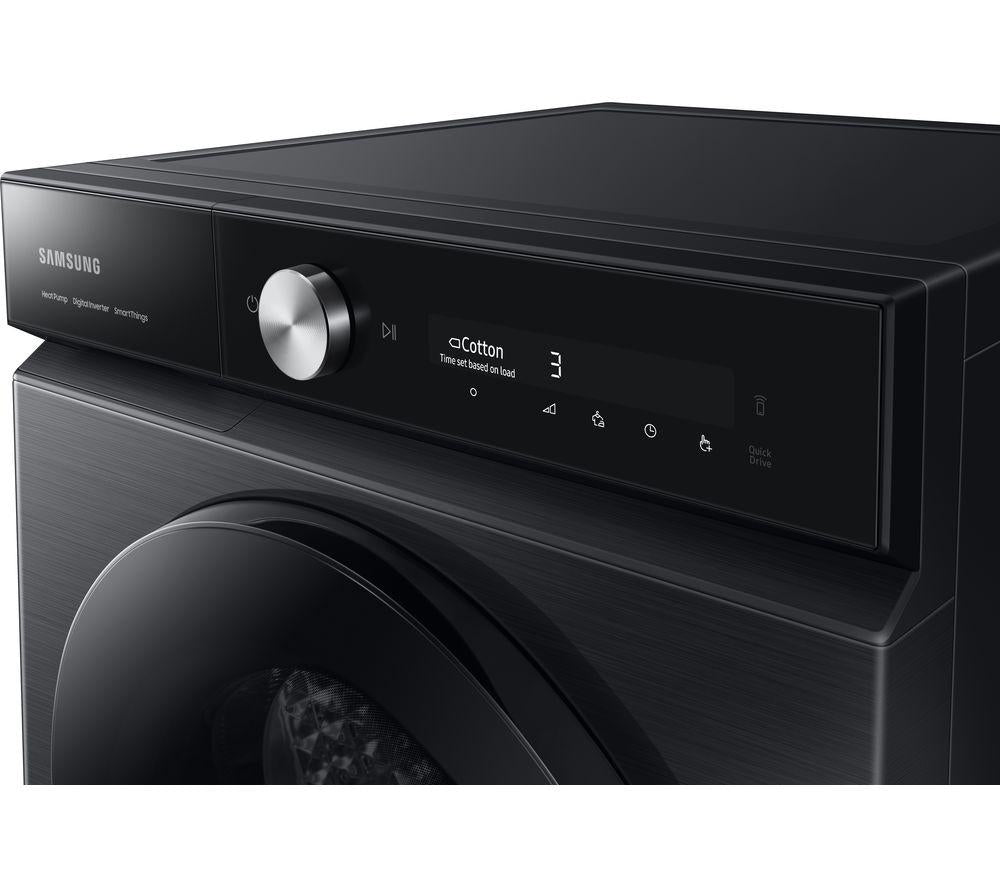 SAMSUNG Bespoke Series 8 Super Speed Dry DV90BB9545GBS1 WiFi-enabled 9 kg Heat Pump Tumble Dryer – Black