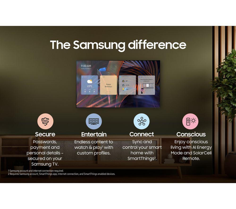 SAMSUNG DU9000 98" Crystal UHD 4K HDR Smart TV 2024 - UE98DU9000