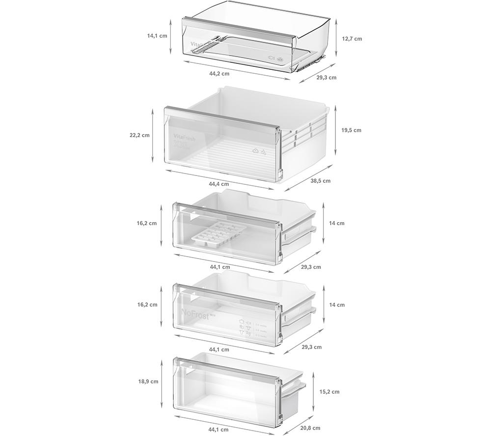 BOSCH Serie 4 KIN96VFD0 Frigorífico Combi Integrado 60/40 - Bisagra Fija