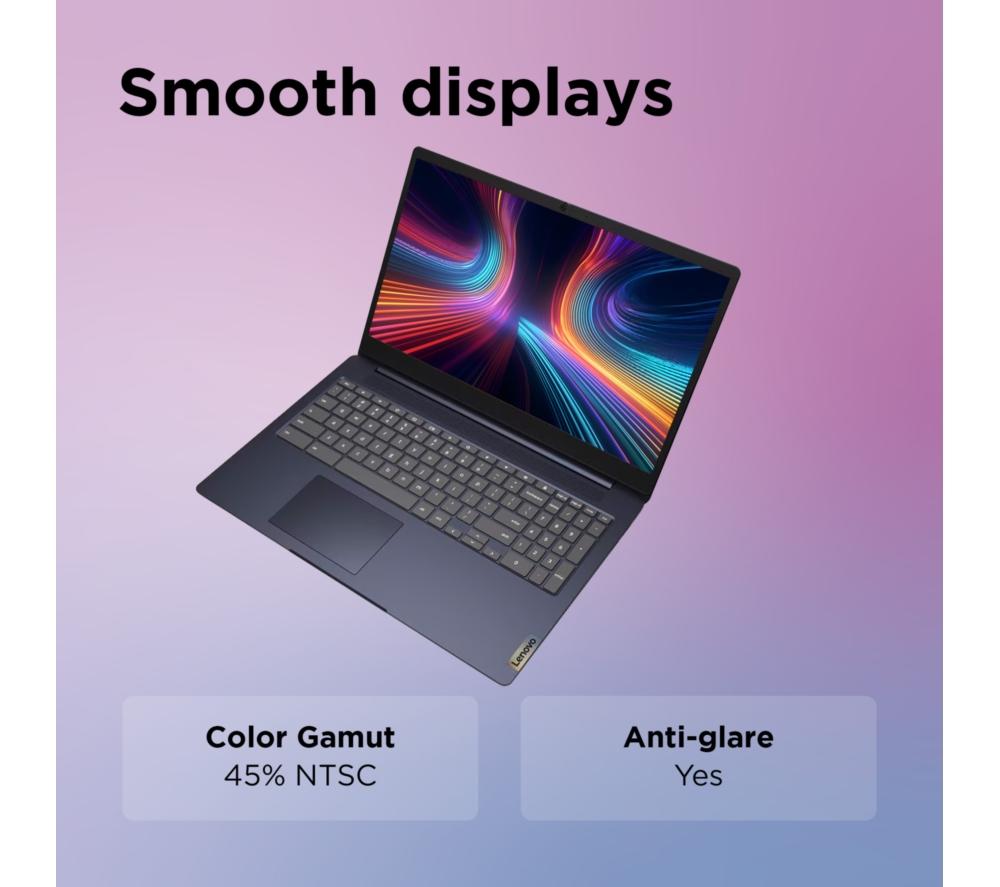 LENOVO IdeaPad Slim 3 15.6" Chromebook - Intel® Celeron®, 128 GB eMMC, Blue