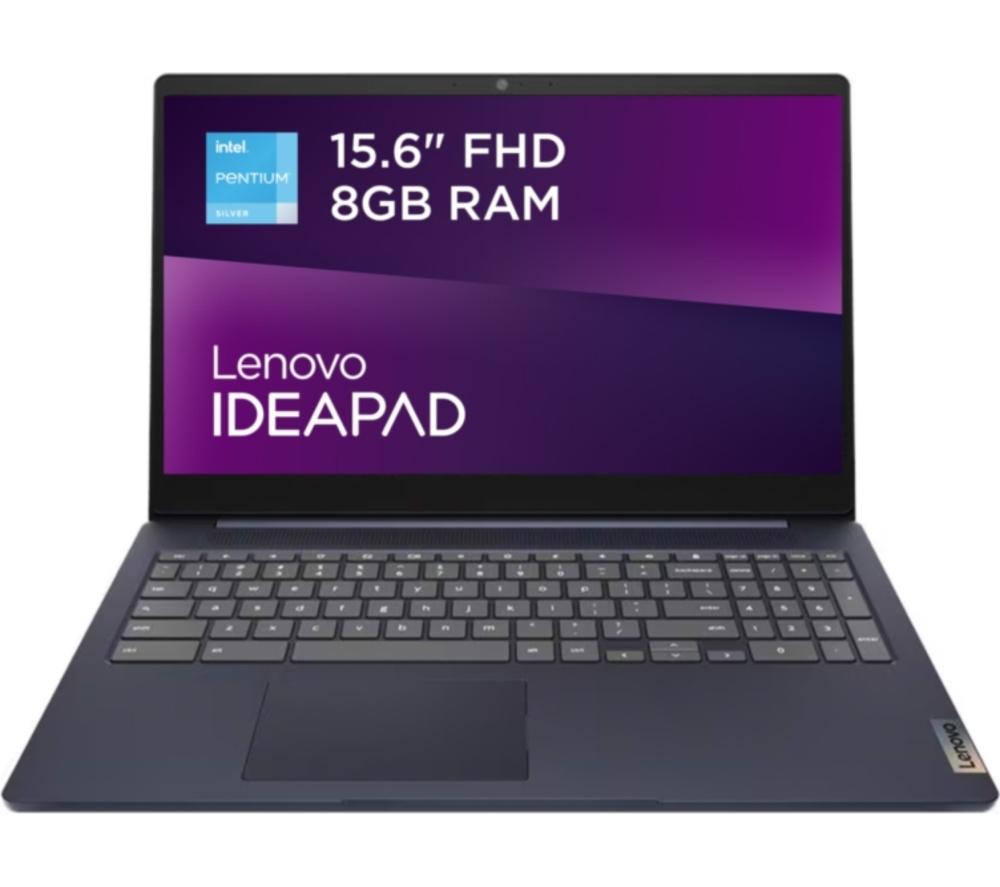 LENOVO IdeaPad Slim 3 15.6" Chromebook - Intel® Celeron®, 128 GB eMMC, Blue
