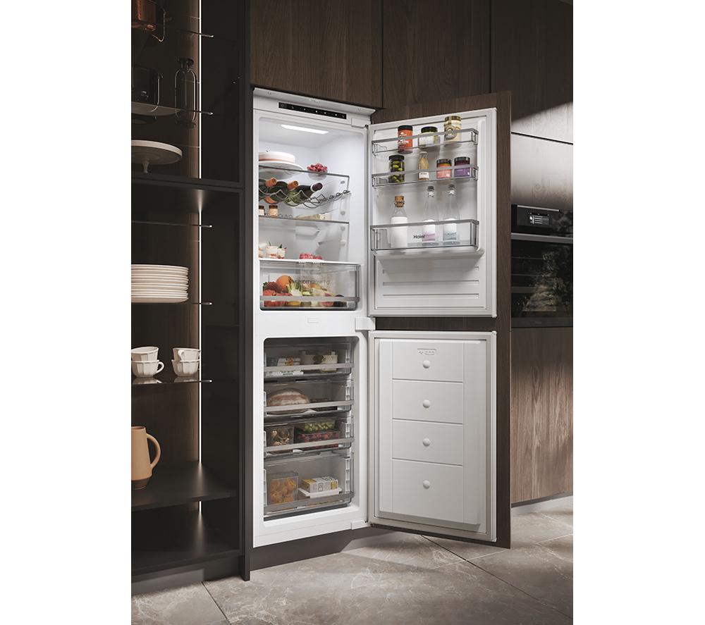 HAIER HB50T618FMK Frigorífico Combi Integrable Smart 50/50 - Bisagra deslizante