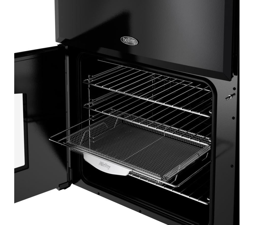 Cocina de doble combustible BELLING Farmhouse 60DF - Negro y cromo