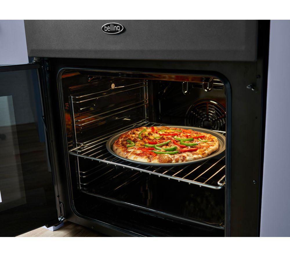 Cocina de doble combustible BELLING Farmhouse 60DF - Negro y cromo