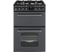 BELLING Farmhouse 60DF Dual Fuel Cooker - Anthracite & Chrome