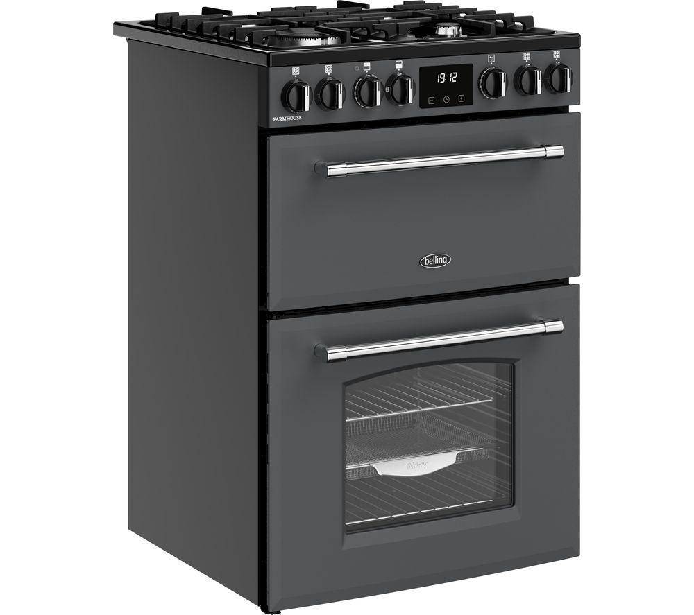 Cocina de combustible dual BELLING Farmhouse 60DF - Antracita y cromo