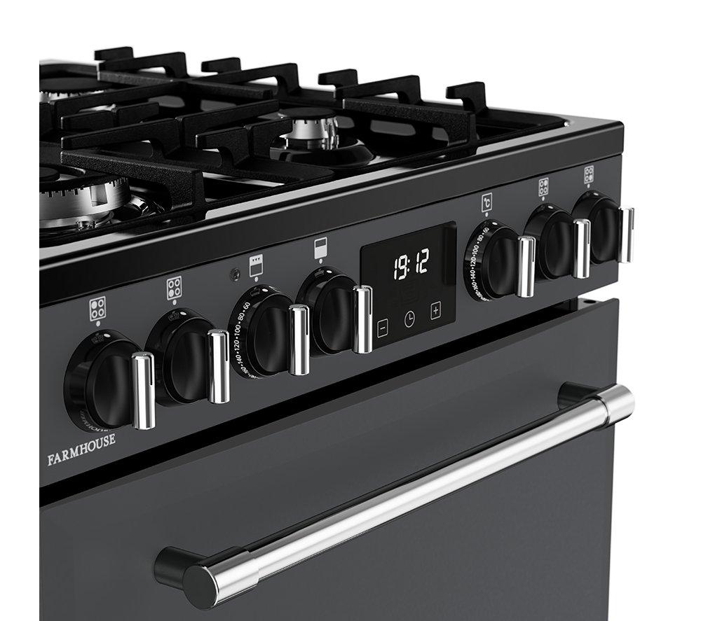 Cocina de combustible dual BELLING Farmhouse 60DF - Antracita y cromo