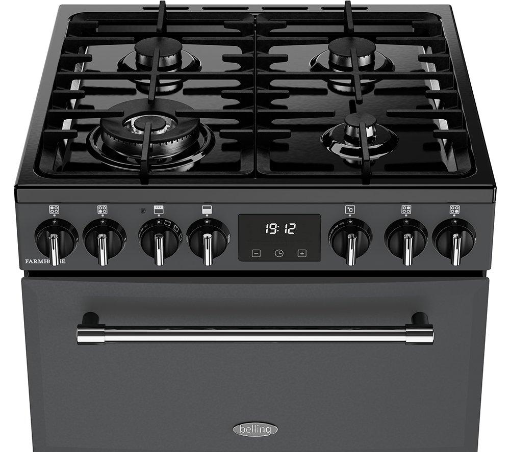 Cocina de combustible dual BELLING Farmhouse 60DF - Antracita y cromo