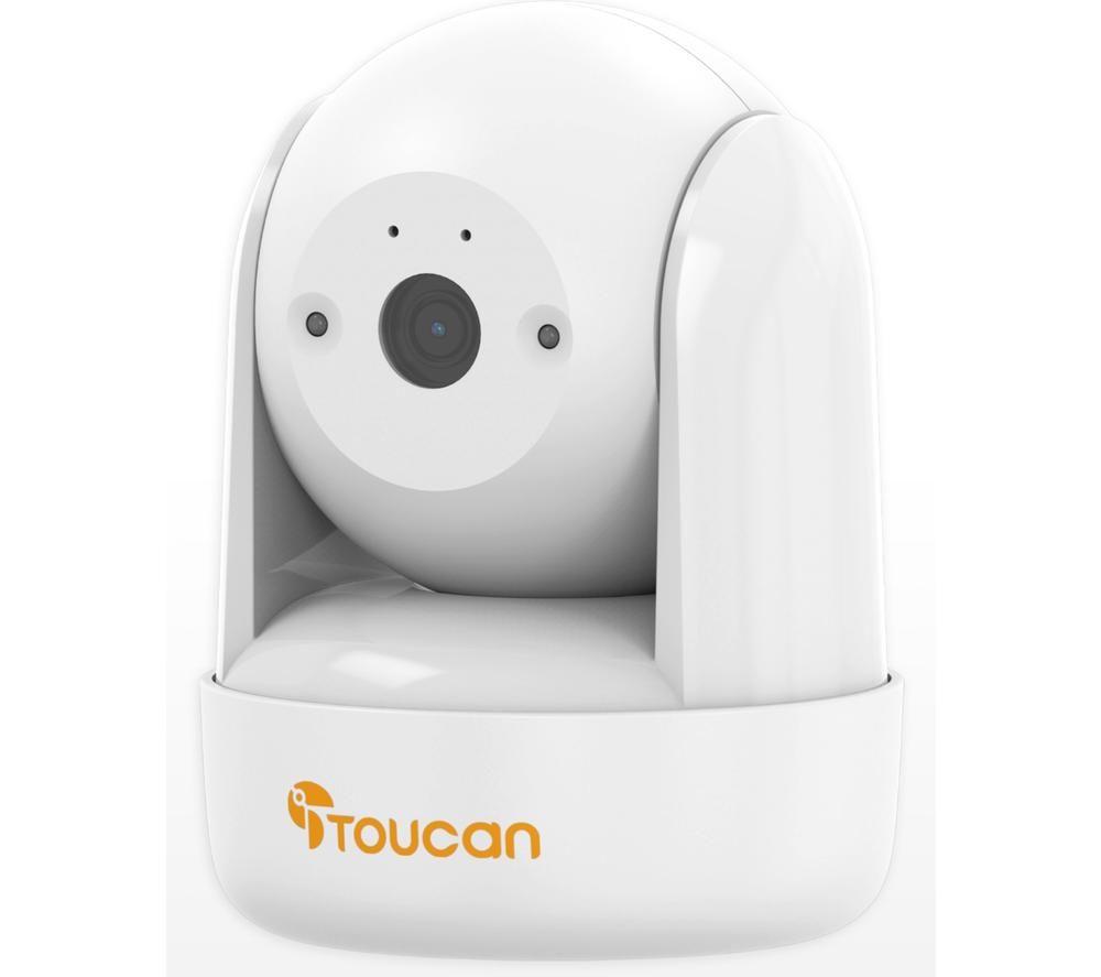 TOUCAN Seek Pan-Tilt Indoor Full HD 1080p WiFi Security Camera - White