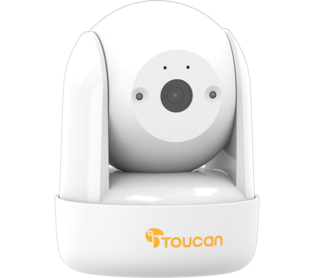 TOUCAN Seek Pan-Tilt Indoor Full HD 1080p WiFi Security Camera - White