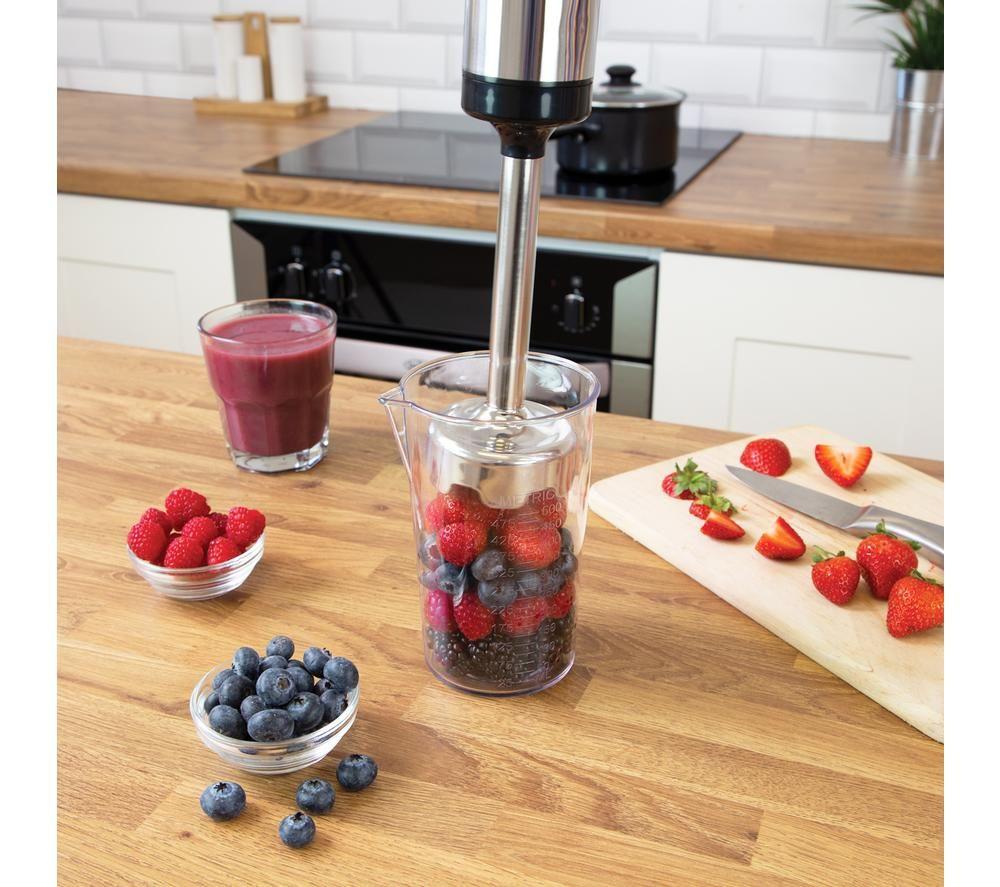 QUEST 35099 Hand Blender - Black & Silver