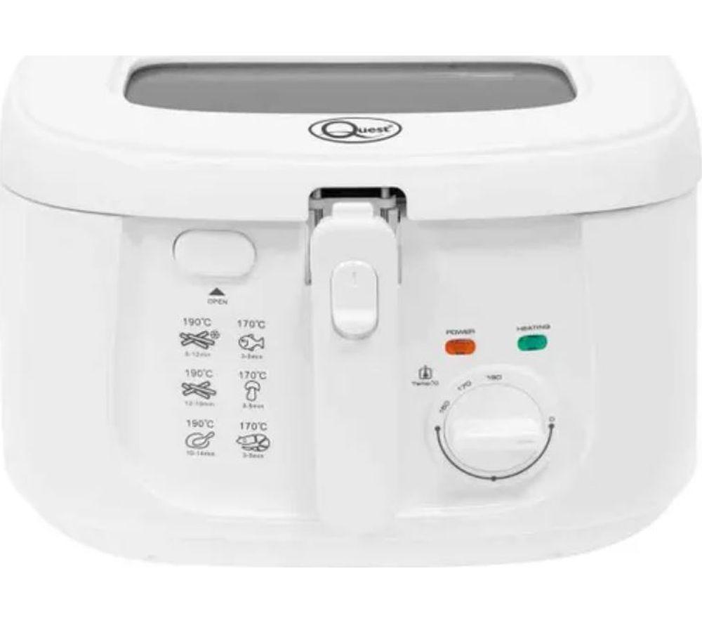QUEST 35230 Deep Fryer - White