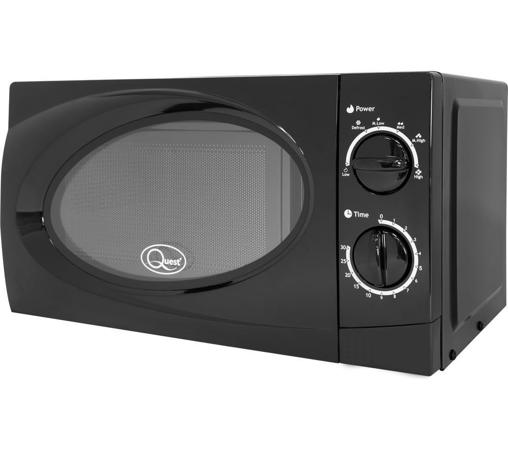 QUEST 35860 Solo Microwave - Black