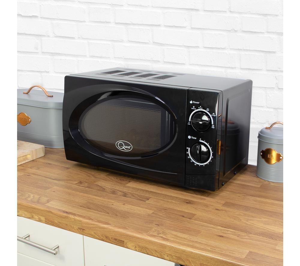 QUEST 35860 Solo Microwave - Black