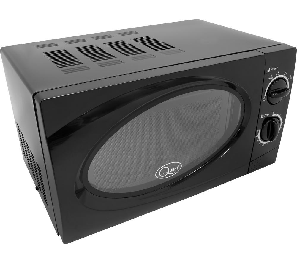 QUEST 35860 Solo Microwave - Black