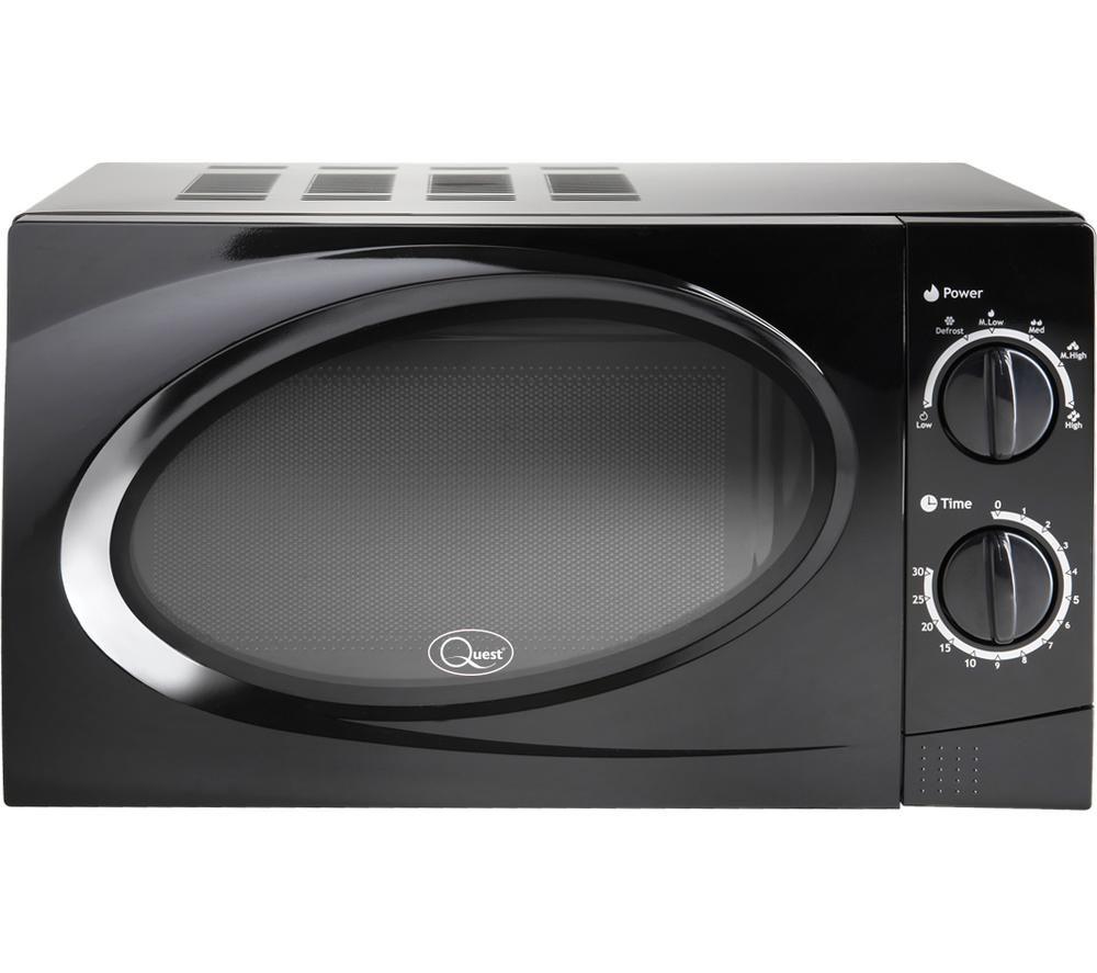 QUEST 35860 Solo Microwave - Black