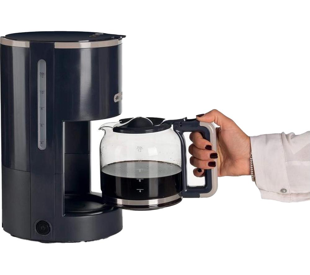 Cafetera de filtro ARIETE Breakfast 1394 - Negra y gris oscuro