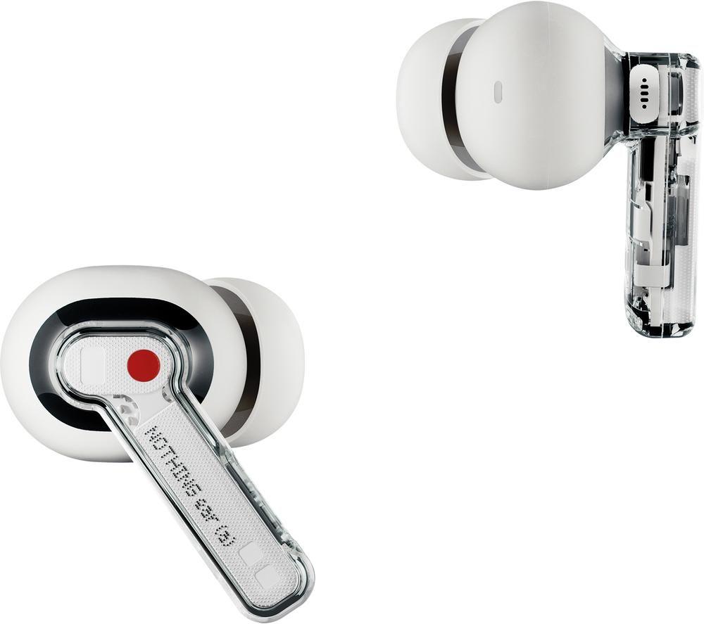 NOTHING Ear (a) Wireless Bluetooth Noise-Cancelling Earbuds - White